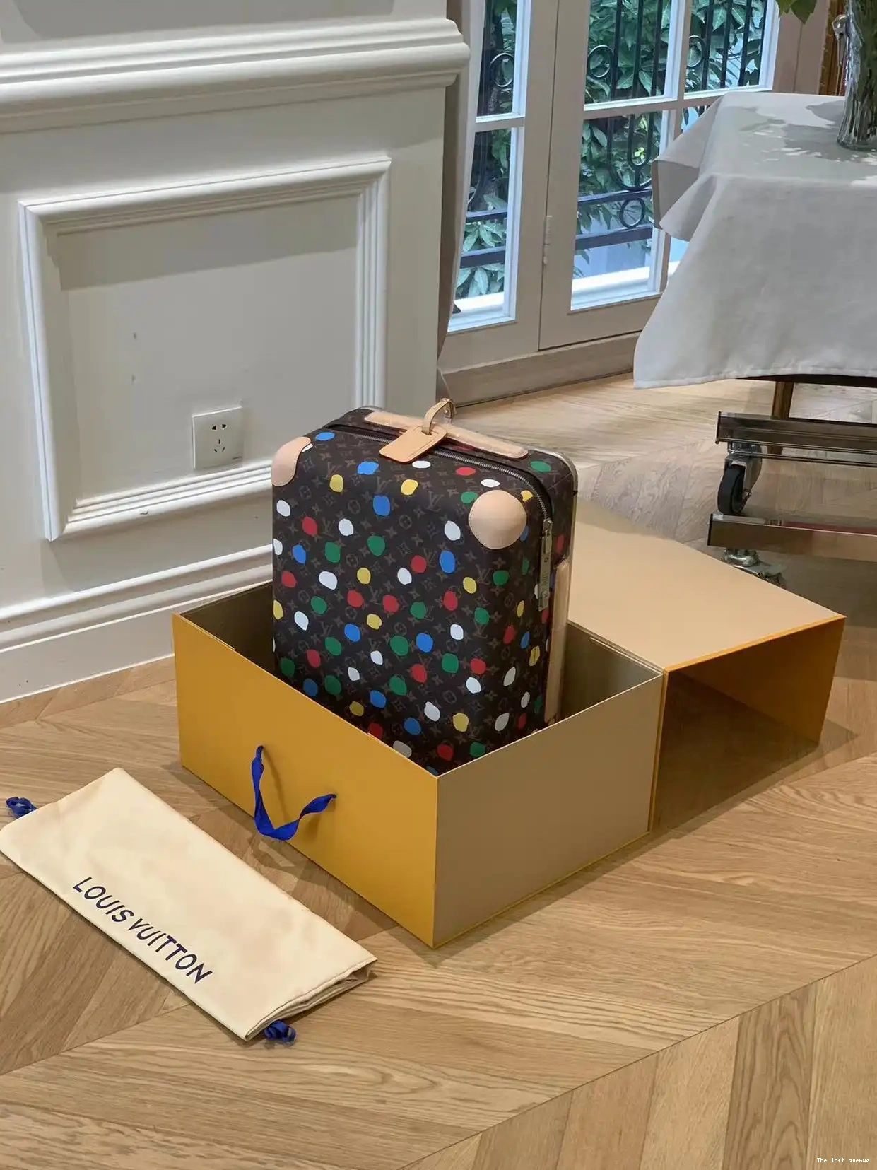 55 POLKADOT SUITCASE CUSTOM 37L YAYOI HORIZON CABIN 0615